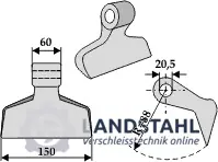 Hammerschlegel 150x60mm Top-Preis