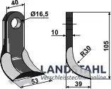 Y-Messer 105x40mm Preis Gesenkt