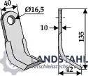 Aktuell Y-Messer 135x40mm