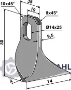 Neue Ware Schlegel 80x38mm