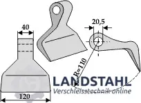 Geprüft Hammerschlegel 120x40mm