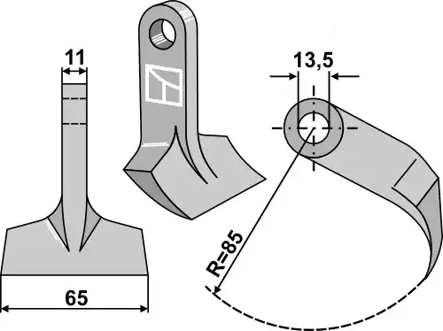 Hammerschlegel 65x11mm Ausverkauf