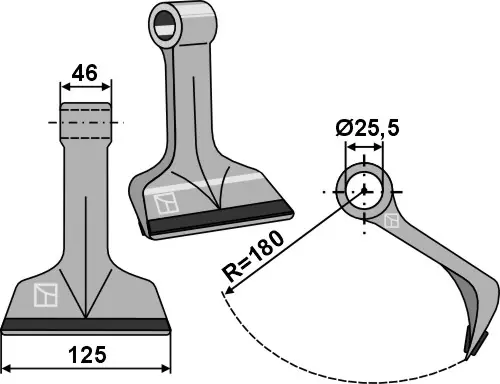 Letzte Chance Hammerschlegel 125x46mm - PTA