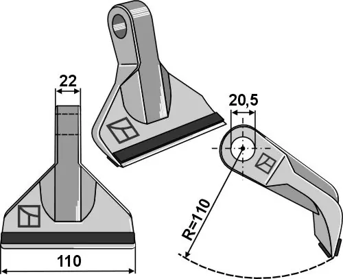 Expressversand Hammerschlegel 110x22mm - PTA
