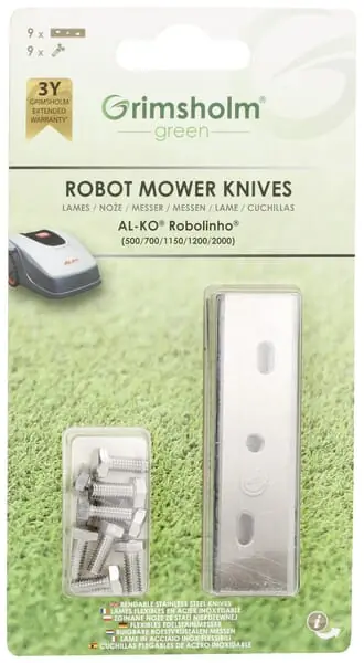 Gratis Versand Artikelnummer FGP1140: Messer für AL-KO Robolinho, 9 Stck.